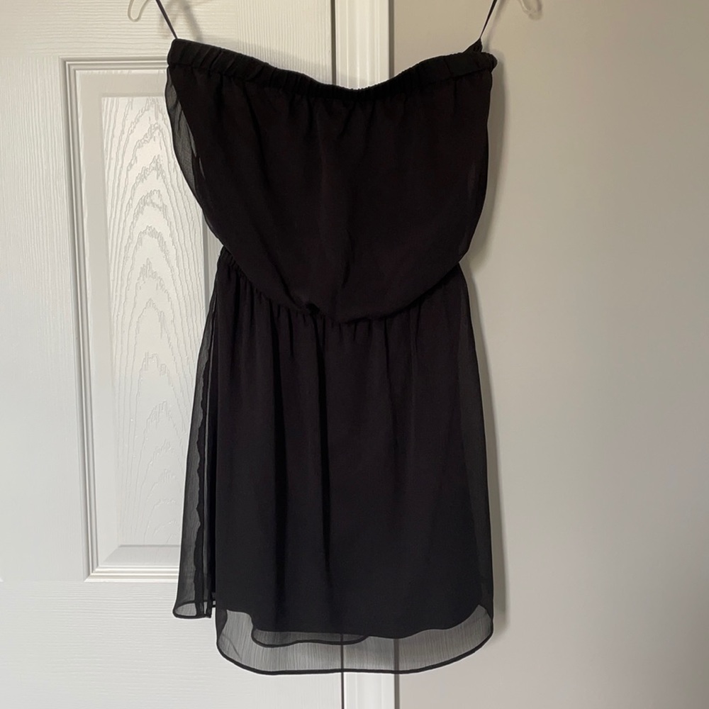 Black Strapless Dress